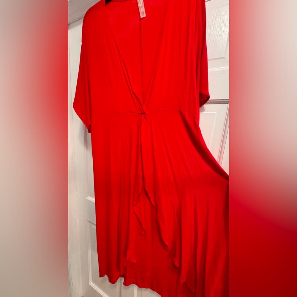 RED Swim Cover-up NWT 
Size: XL